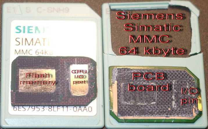 MMC card for Simatic S7-300